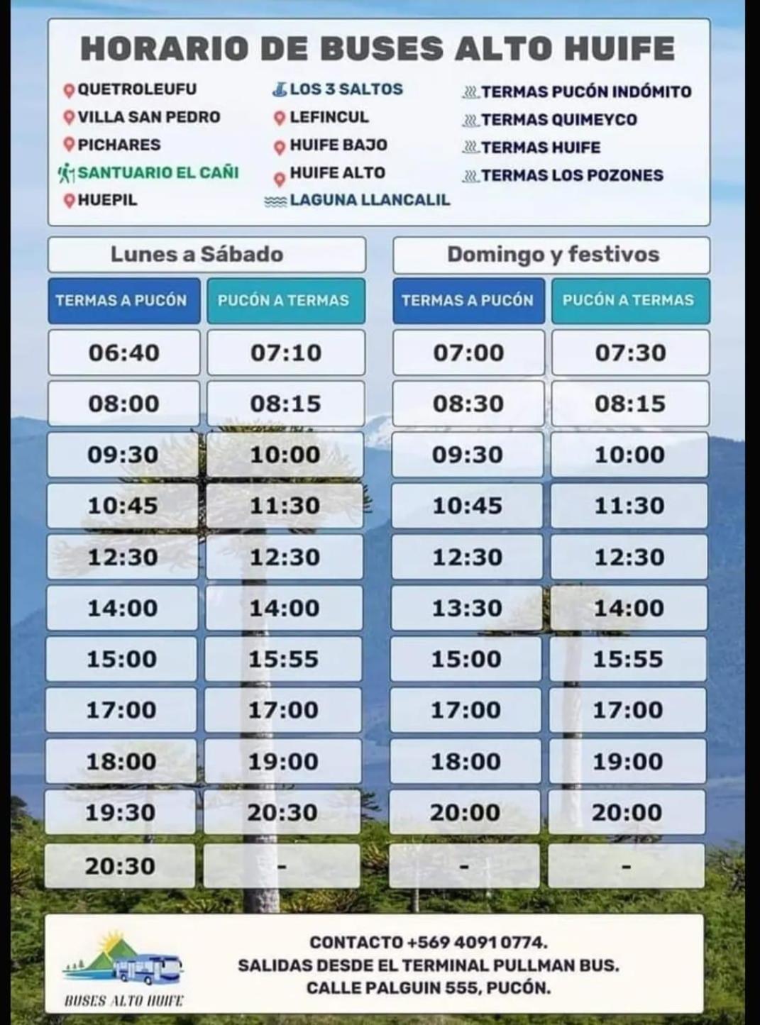 Alojamento Cabanas Pucón